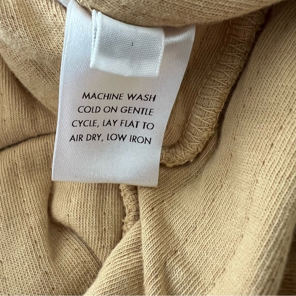 Apiece Apart Olimpio Sweatshirt Dijon Yellow Size S - Picture 9 of 9